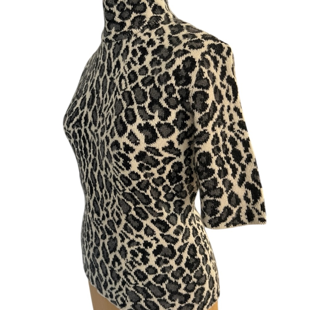 Vintage Valentino Sexy Leopard Print Wool Turtleneck – Bergdorf Goodman Boutique